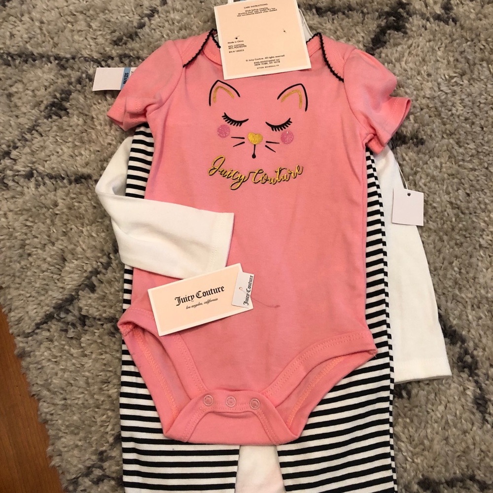 Juicy Couture three pack outfit NWT